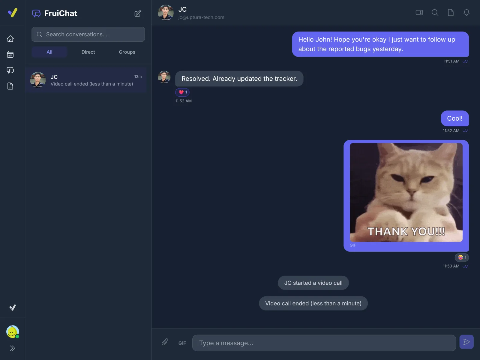 Fruitask Chat